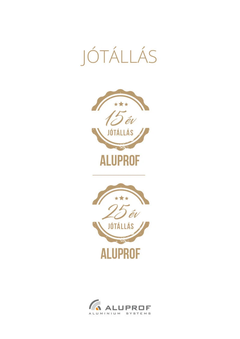 Az ALUPROF meghosszabbítja termékeinek jótállási idejét